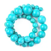 Natural Magnesite Graduated Beads Strands