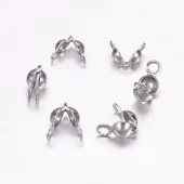 Tarnish Resistant 304 Stainless Steel Bead Tips