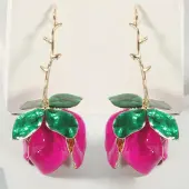 Alloy Dangle Stud Earrings