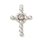 Brass Micro Pave Cubic Zirconia Pendants