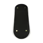 Oval PU Leather Knitting Crochet Bags Nail Bottom Shaper Pad