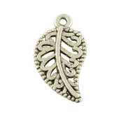 Tibetan Style Alloy Leaf Pendants