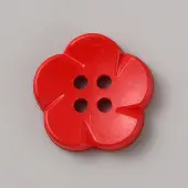 Spray Painted Plastic Buttons