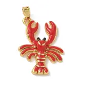 Brass Enamel Pendants