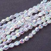 Electroplate Glass Beads Strands