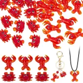 16Pcs 2 Styles Handmade Lampwork Beads