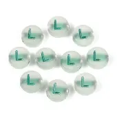 Luminous Frosted Acrylic Beads