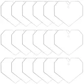 Transparent Acrylic Disc Pendants