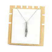 Non-Tarnish Stainless Steel Macrame Pouch Braided Gemstone Holder Pendant Necklace Making