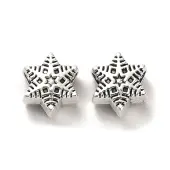 Tibetan Style Alloy European Beads