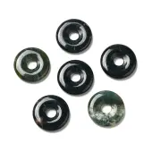 Natural Moss Agate Pendants