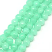 Baking Painted Crackle Glass Bead Strands
