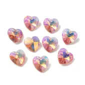 Electroplate Glass Charms