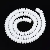 Opaque Spray Painted Glass Beads