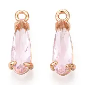 Faceted Glass Pendants