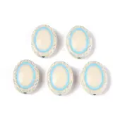 Painted Opaque Acrylic Beads