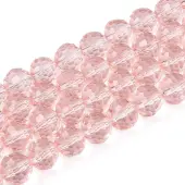 Transparent Glass Bead Strands