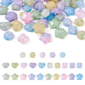 50Pcs 25 Styles Opaque Resin Cabochons