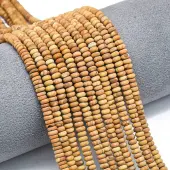 Natural Wood Lace Stone Beads Strands