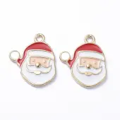 Golden Plated Alloy Enamel Pendants