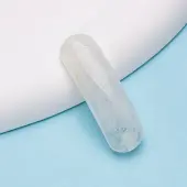 Natural Quartz Crystal Curved Rectangle Links