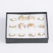 Ocean Style Flat Round Handmade Lampwork Beads