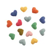 40Pcs 8 Colors Resin Cabochons