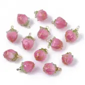 Handmade Flower Epoxy Resin Pendants
