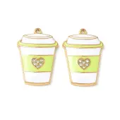 304 Stainless Steel Enamel Pendants