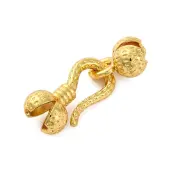 Rack Plating Brass Hook and S-Hook Clasps