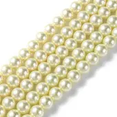 Eco-Friendly Glass Pearl Beads Strands