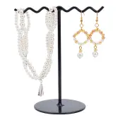 Iron Wave T-Bar Shaped Earring Display Stands