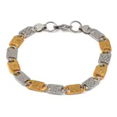 201 Stainless Steel Mariner Link Chain Bracelets