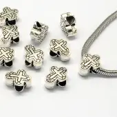 Alloy European Beads