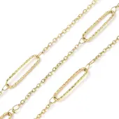 304 Stainless Steel Oval & Cable Chains