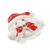 Christmas Rabbit Theme Opaque Resin Decoden Cabochons