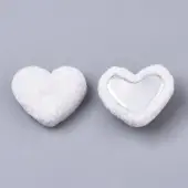 Velvet Cloth Fabric Covered Cabochons