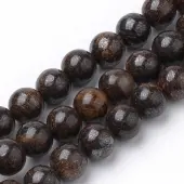 Natural Bronzite Beads Strands