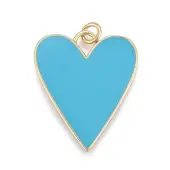 Brass Enamel Pendants