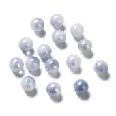Two Tone Opaque Acrylic Beads