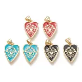 Brass Enamel Pendants