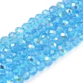 Electroplate Glass Beads Strands