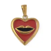 304 Stainless Steel Enamel Pendants