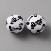 Sport Theme Opaque Resin Beads