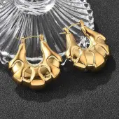 304 Stainless Steel Hoop Earrings