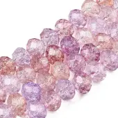 Transparent Glass Beads Strands