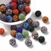 Pave Disco Ball Beads