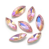 Pointed Back Glass Rhinestone Cabochons