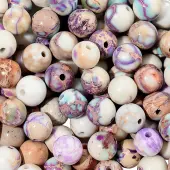 100Pcs Natural Imperial Jasper Beads