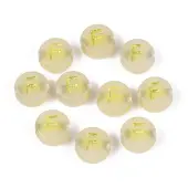 Luminous Frosted Acrylic Beads
